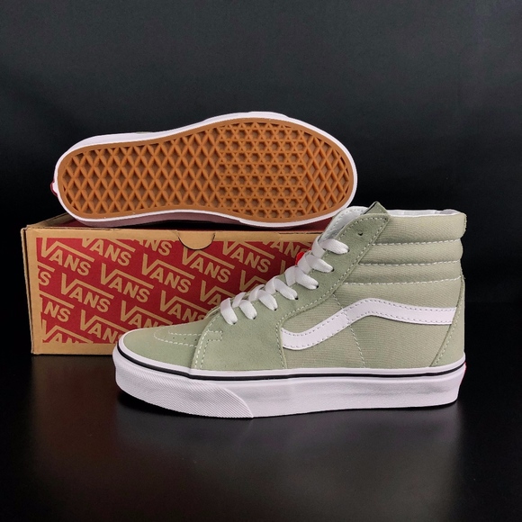 vans sk8 hi desert sage